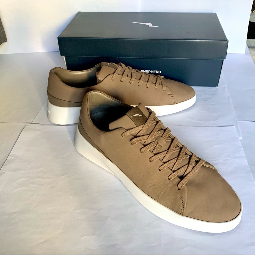 Men’s Italian Leather Sneakers men size 13 Wolf & Shepherd